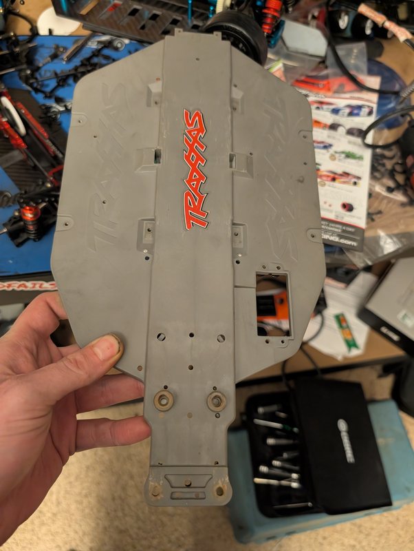 Used Traxxas Slash 2wd chassis High center of gravity