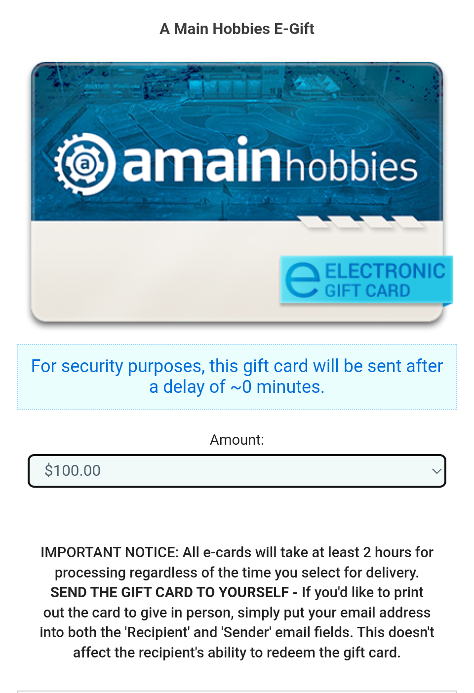 Enter for your chance to win a $100 gift card to Amain!